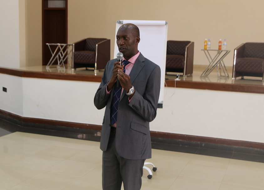 Me MUNYANEZA Valérien, former Vice President of the Bailiffs' Association, now the current President.