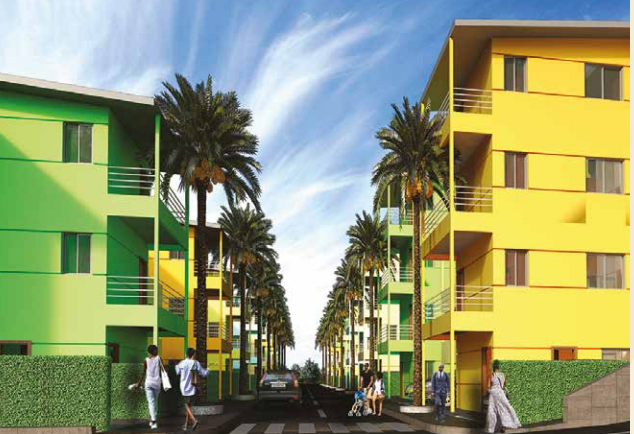 Architecture Impression Groupe Palmeraie Development (GPD)-the developer of Ndera housing units