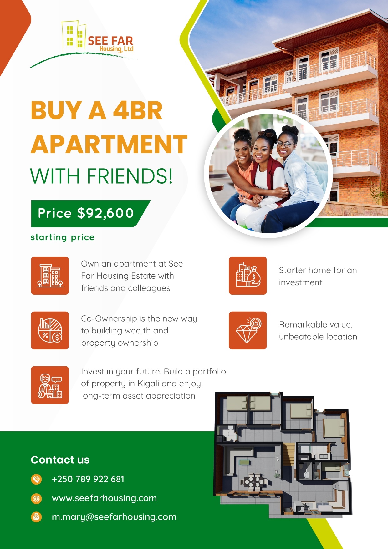 See Far Housing - Four Bedrooms Flyer