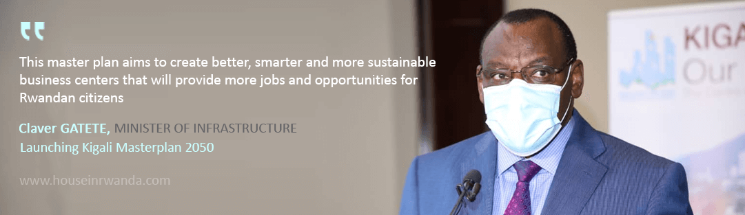 Min. Gatete Claver, Launching KCMP 2020-2050