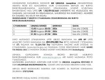 Cyamunara izabera Kimironko UPI: 1/02/09/02/660