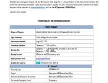 OPEN TENDER FOR THE PRIVILEGED ACCESS MANAGED (PAM) SOLUTION