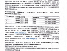 Cyamunara izabera i Kigali (Nyarugenge) -UPI: 1/01/02/02/5109