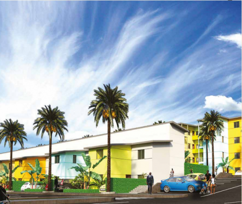 Ndera houses. Architecture Impression by Groupe Palmeraie Development (GPD)-the developer