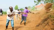 Residents of Karuruma in Gasabo District during a past umuganda community work. Nadege Imbabazi